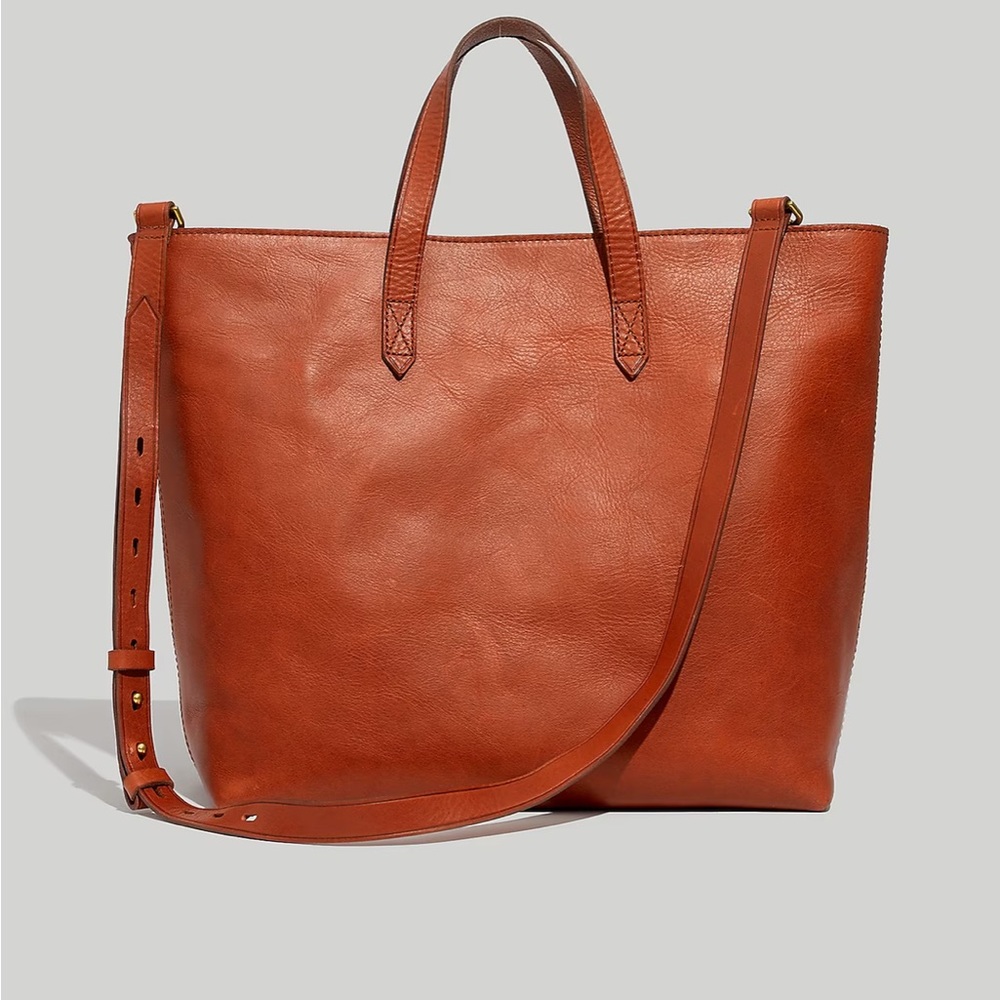 Madewell leather tote bag